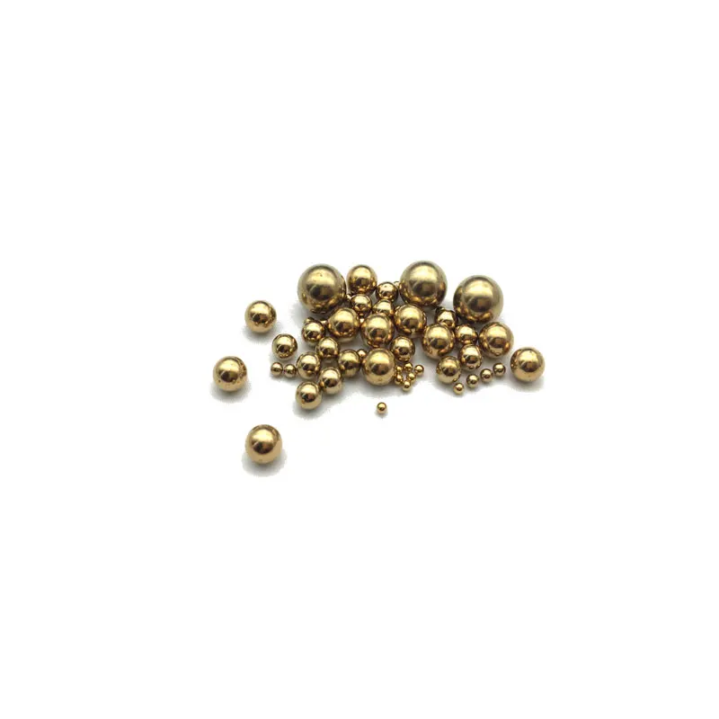 Diameter 6mm 6.35mm 7mm 8mm 10mm 12mm-42mm Solid H62 Brass Ball Precision Smooth Ball Beads Round Ball DIY Parts