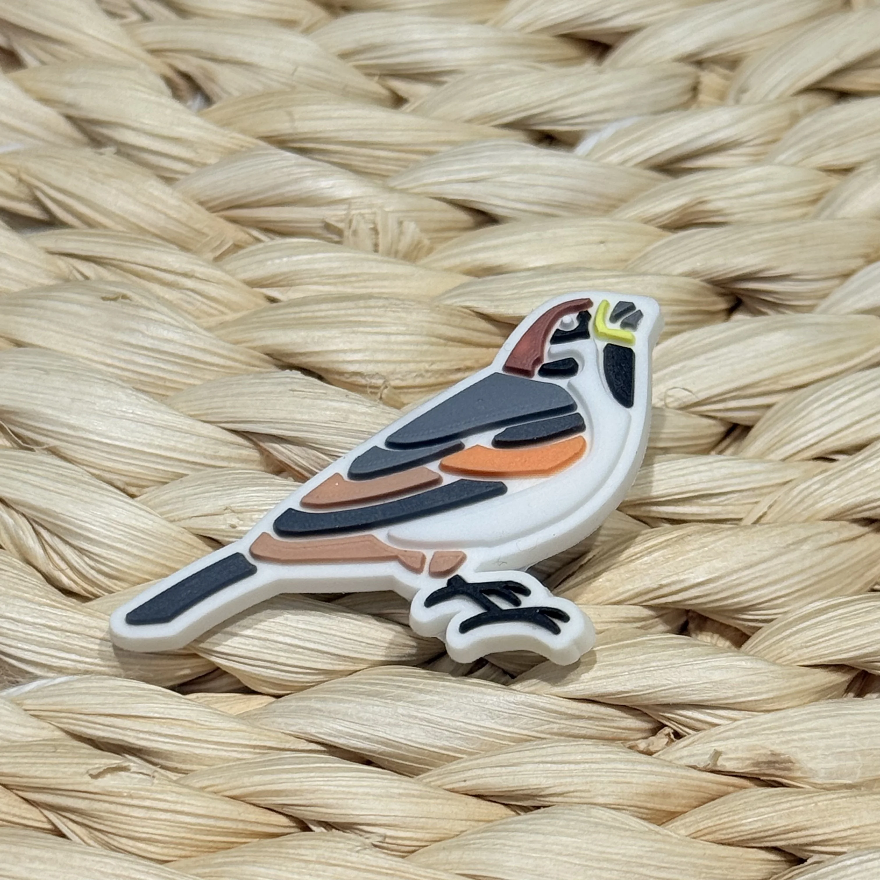 1/19Pcs Magpie Bullfinch Great Tit PVC Sandals Buckle Charms Birds Parrot Garden Shoes Decoration Fit Party Gift