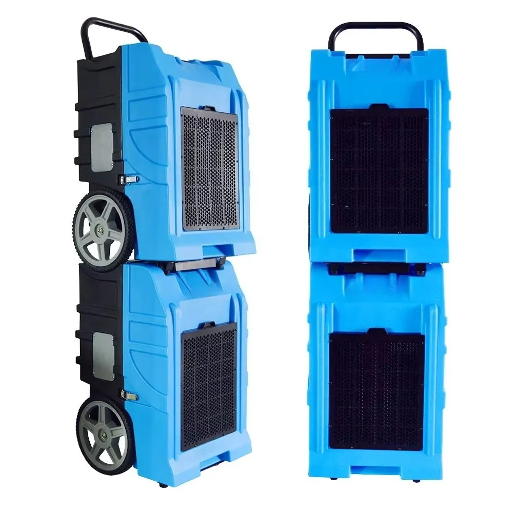 مزيل الرطوبة الصناعي 70L المحمولة المدمجة تجفيف الهواء مزيل الرطوبة الدفيئة المنزلية