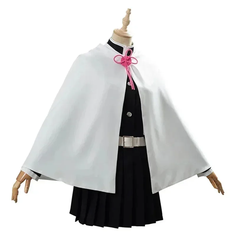 Bambini adulti Anime Demon Killer Kimetsu No Yaiba Donna Kimono Tsuyuri Kanao Costume Cosplay Copricapo a farfalla