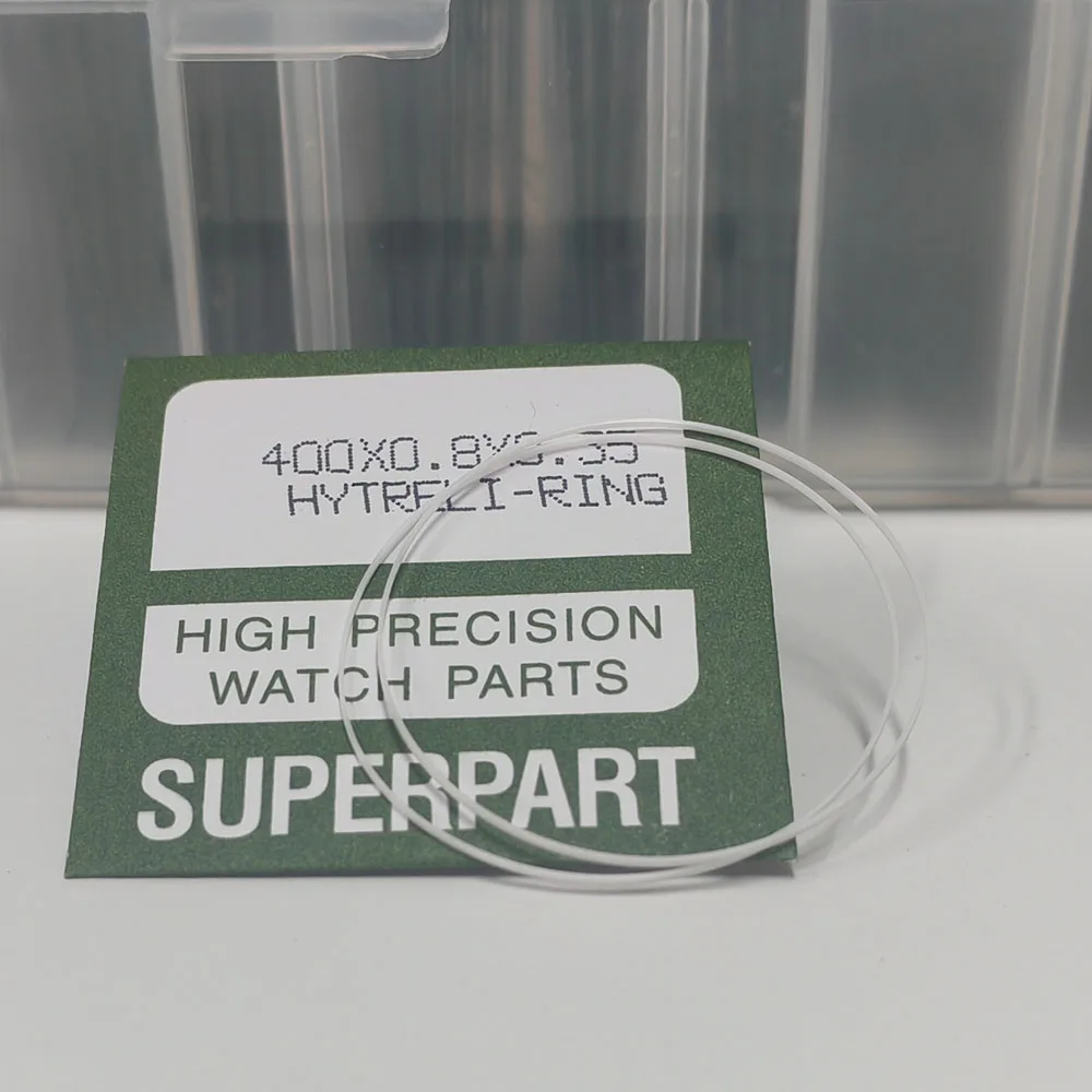 98Pcs/Box 6008G10 Silicone Watch Waterproof I Ring Replacement Parts 0.8mm White Watch Gasket I Ring Kit For Watchmaker