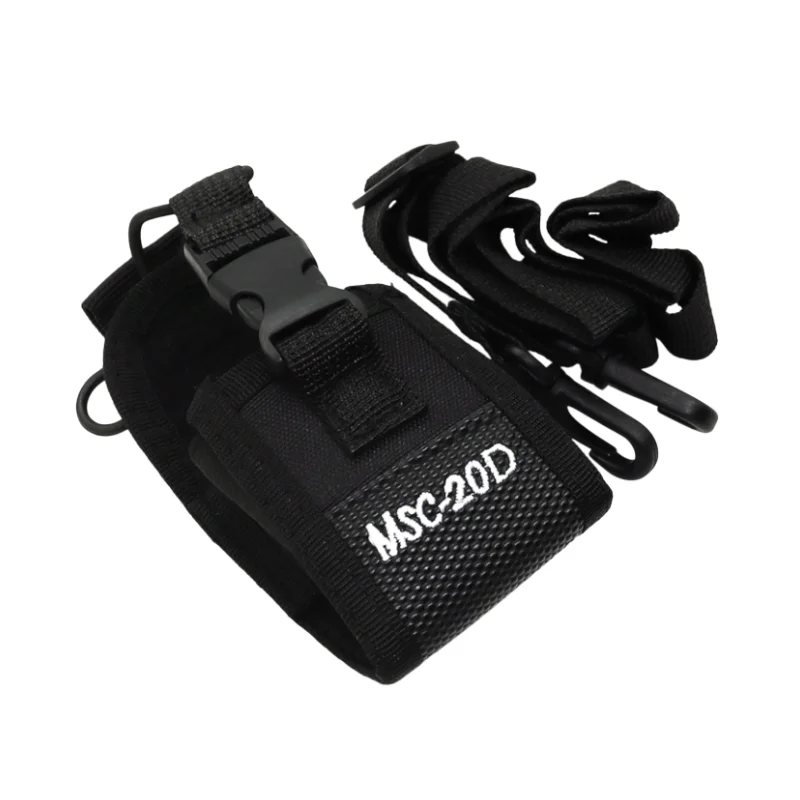 

Nylon Two-Way Radio Case with Adjustable Shoulder Strap Walkie Talkie Holder Pouch Bag for Baofeng