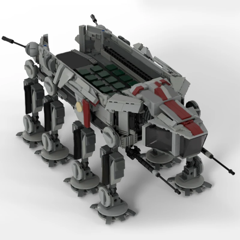1339 pièces Star Battle Sci-Fi Heavy Open-Terrain Carrier MOC, blocs de construction modulaires personnalisables, jouet éducatif DIY, cadeau de Noël