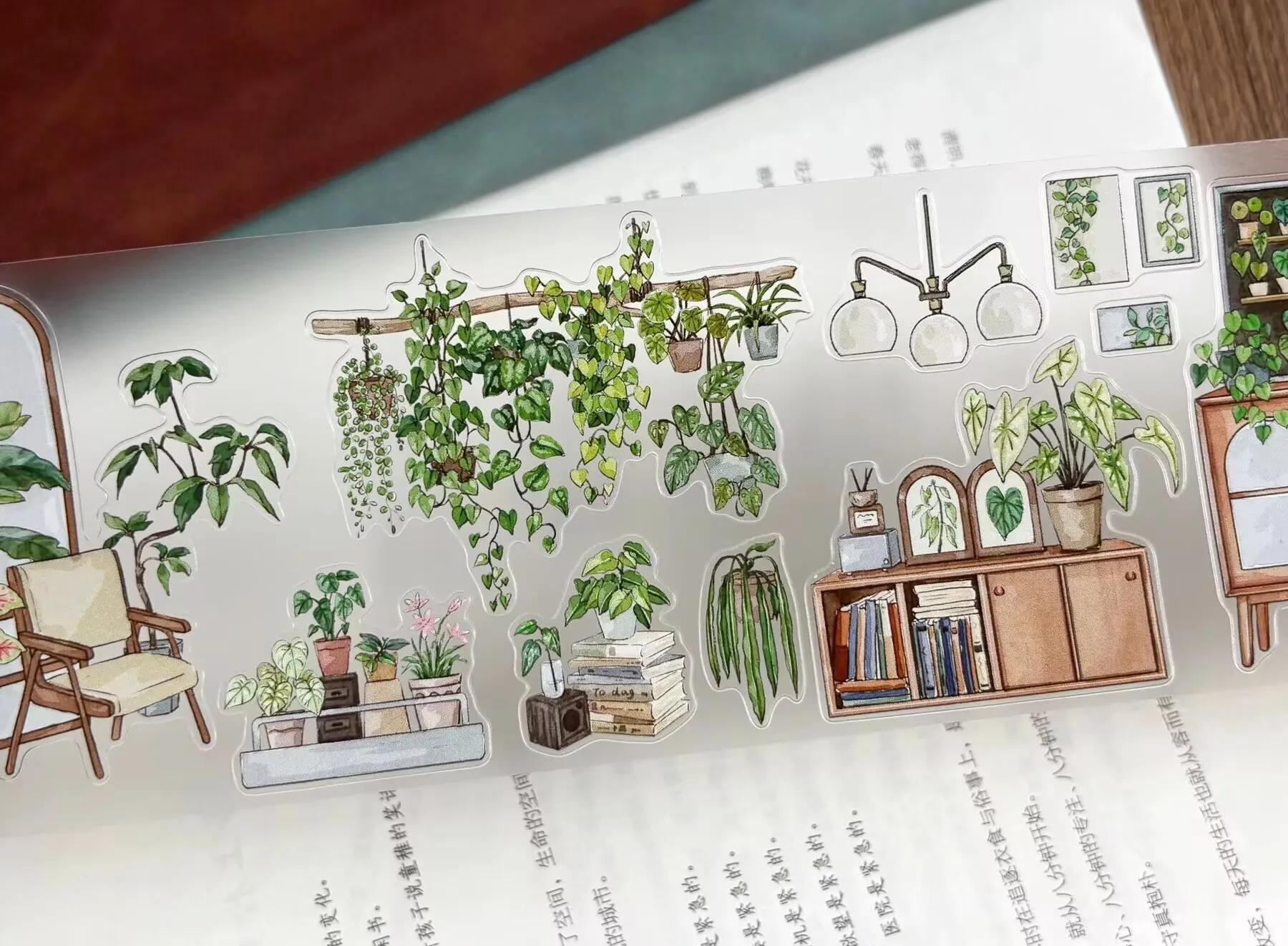 ZiYuanSu Studio Vintage My Forest House Washi Tape DIY بطاقة صنع خطة سكرابوكينغ ملصق مزخرفة
