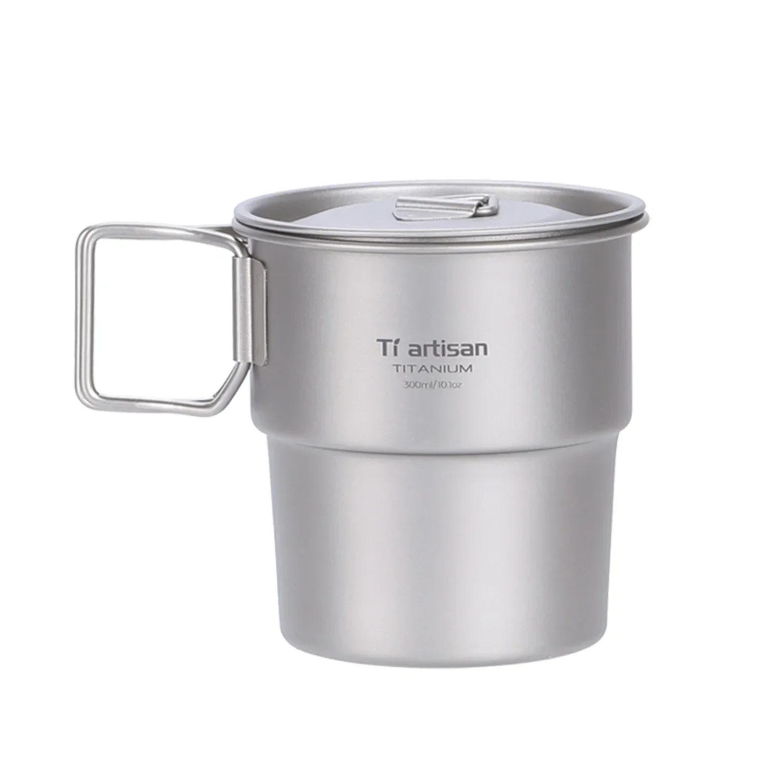 High Quality Brand New Practical To Use Titanium Cup Titanium Cup 300ML 300ml Camping Stackable Mug Titanium Backpacking