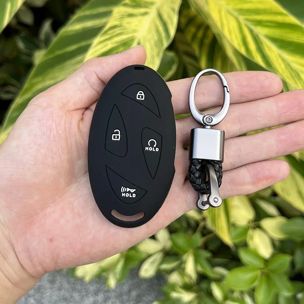 Silicone Protector Cover Shell Holder for New Kona SX2 for Hyundai IONIQ 6 New Grand Prix GN7 Car Key Case Keychain Accessories