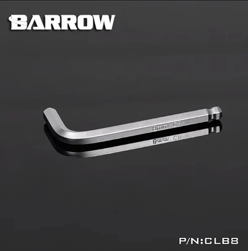 Barrow CLB8 / 8MM Hex Wrench Use for Fixed Fitting Six Angle Wrench Short Ball Head CR-V Metal Tool Computer Accerssories