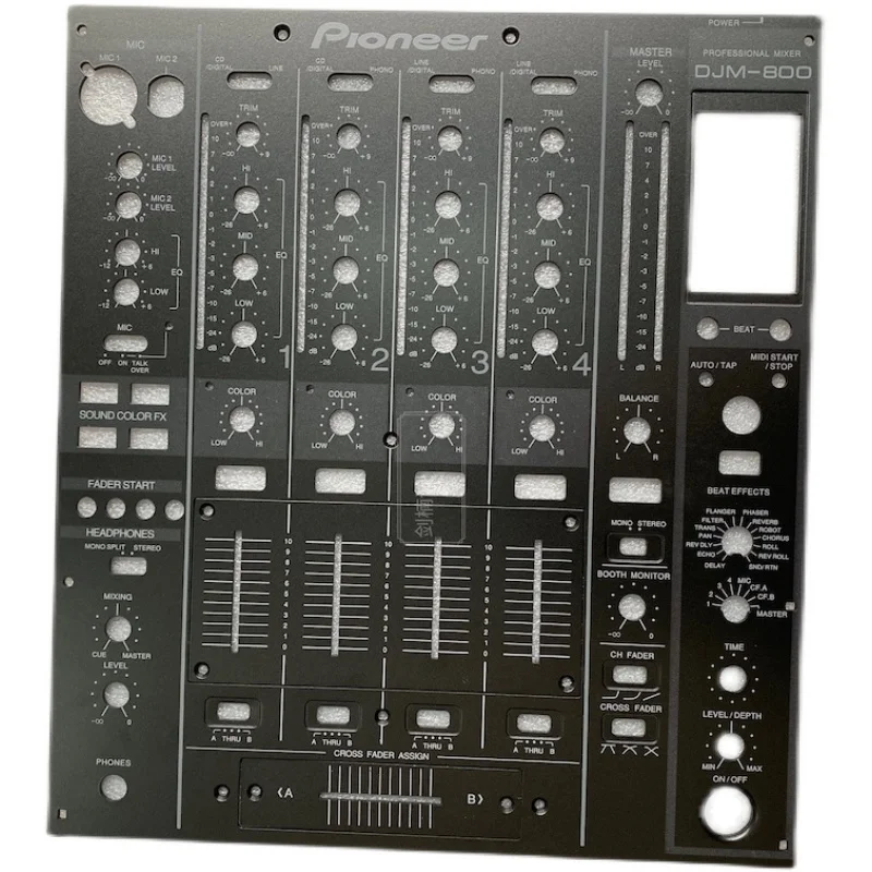 mixing board panel pionner800 conjunto completo de fader board iron midboard djs djm800 01