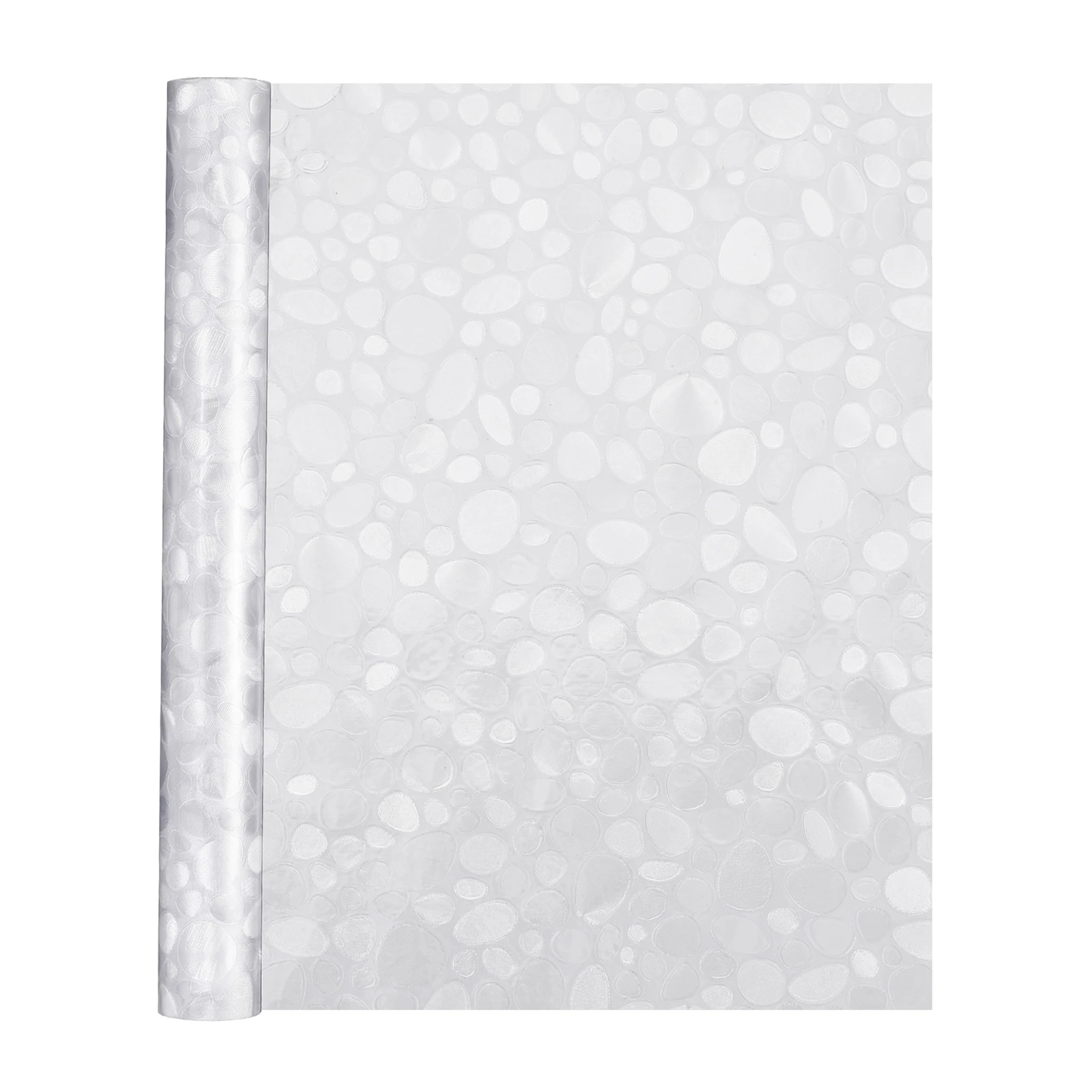 100x60/200x60cm Window Privacy Film Static Cling Removable 3D Pebble Film Decorative Window Sticker Non Adhesive for Blocking
