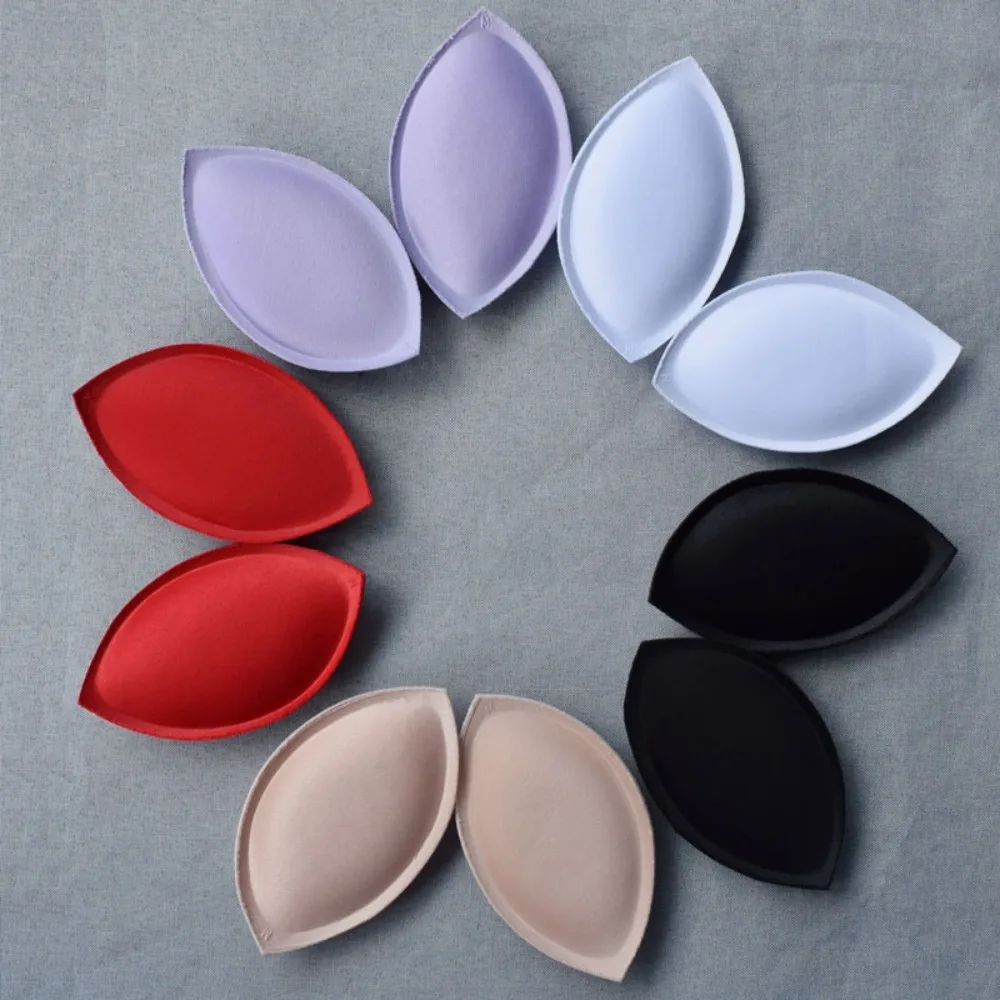 プッシュアップサポート ウォータードロップスポンジ 厚めブラパッド インサート フォーム インナーパッド インサート 取り外し可能ブラパッド 水着用胸パッド
