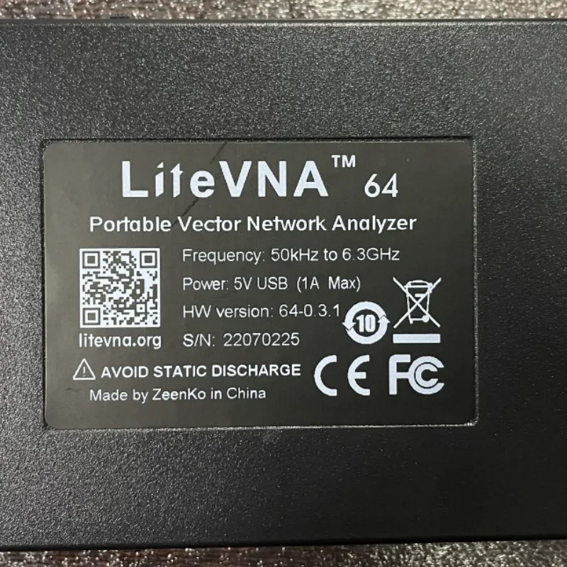 Imagem -02 - Analisador de Rede Vetorial com Tela Sensível ao Toque Litevna62 50khz63 Ghz Litevna-64 hf Vhf Uhf Atualização da Antena Nanovna Novo