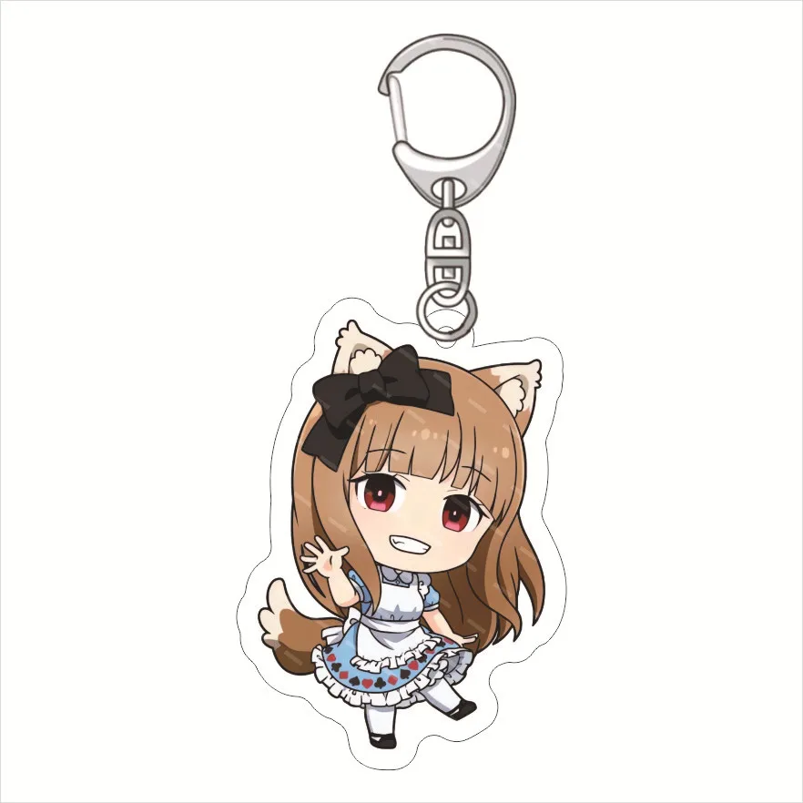 Spice and Wolf: merchant meets the wise wolf Acrylic Key Ring Holo (Pajama) (Anime Toy) About 6cm About Pendant for Gifts