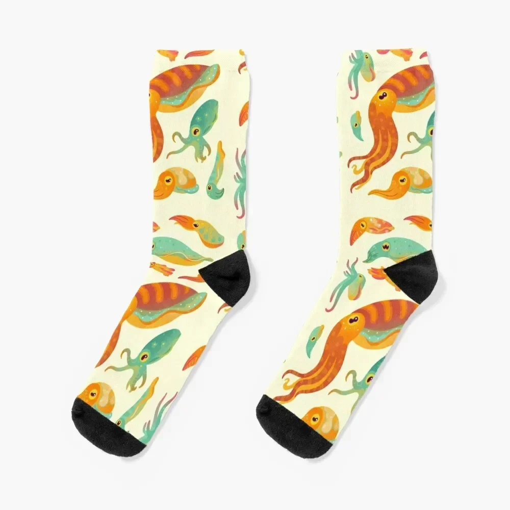 Cuttlefish Socks short colored ankle Men's Socks Luxury Women's