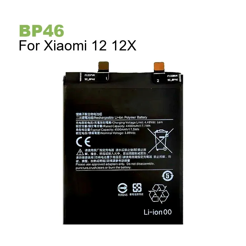Battery For Xiaomi 11T 5G Mix 4 11 12T 10T 12 12X 13 Pro For Redmi K50 Ultra BM58 BM4X BM5J BM59 BM53 BP46 BM55 BP4D BM55 BP4D