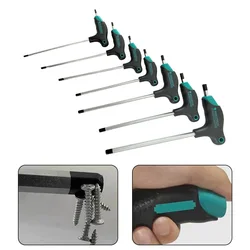 1pcs T-type Hex Key Wrench Spanner H2.5 H3 H3.5 H4 H5 H6 H8 For Bicycle Motorcycle Car Repair Decoration Hand Tool