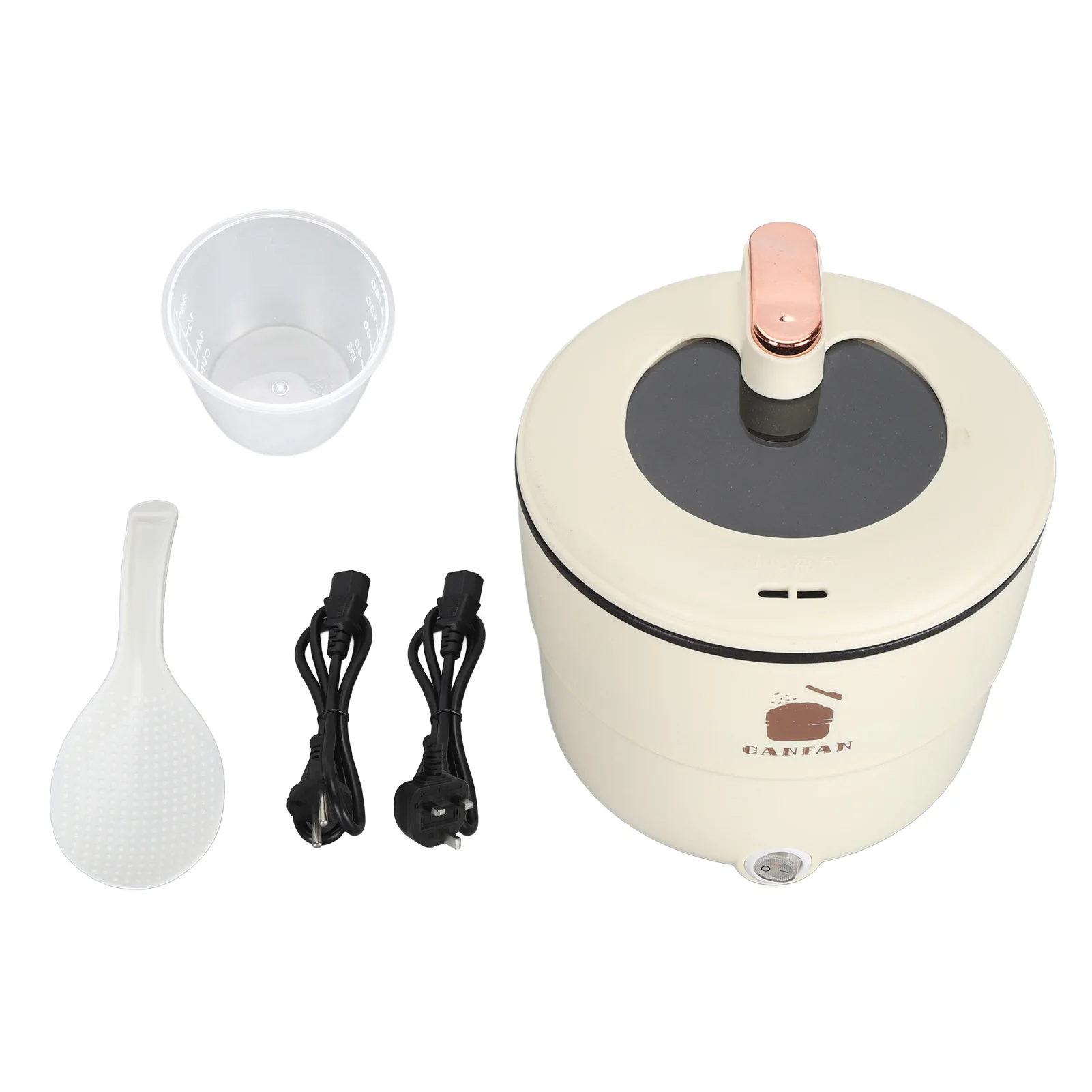 Electric Cooking Pot Electric Rice Cooker Anti Scald  Multifunctional Anti Stick Coating Double Layers for Noodles