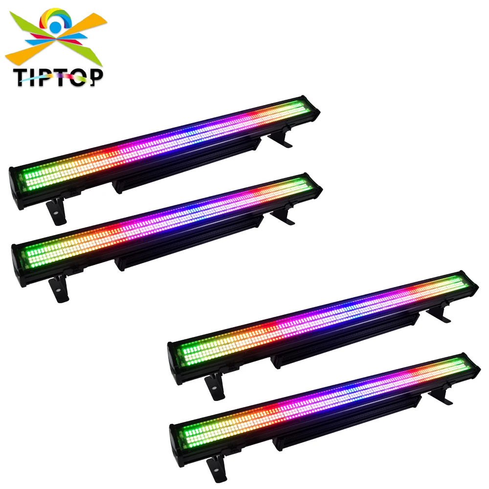 4 units 350W High Power RGBW SMD Waterproof Stage Led Bar Flash Light For Wedding Party Dancing Holiday Effect