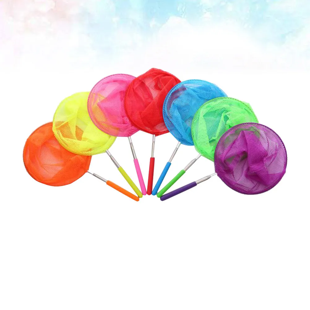 6 Reti Telescopiche per Bambini, Strumenti per l'Esplorazione all'Aperto, Reti Estensibili per Catturare Insetti e Farfalle, Attrezzatura da Pesca per Bambini