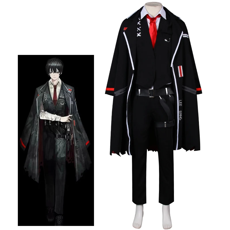 Games Limbus Company Yi Sang Cosplay Costume Uniform Cloak Ha Yung Role Play Halloween Carnival Christmas Outfit Props Women Men