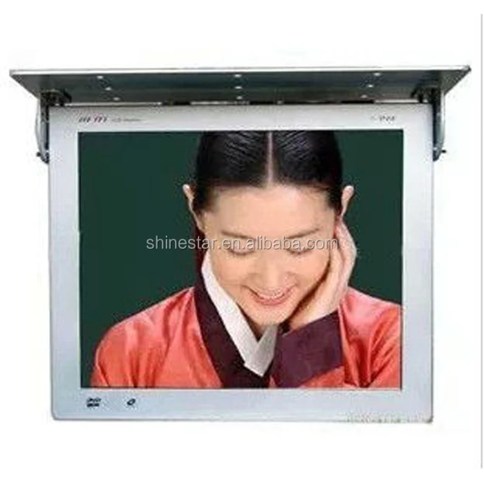 15 Inch Bus lcd square monitor for advertising