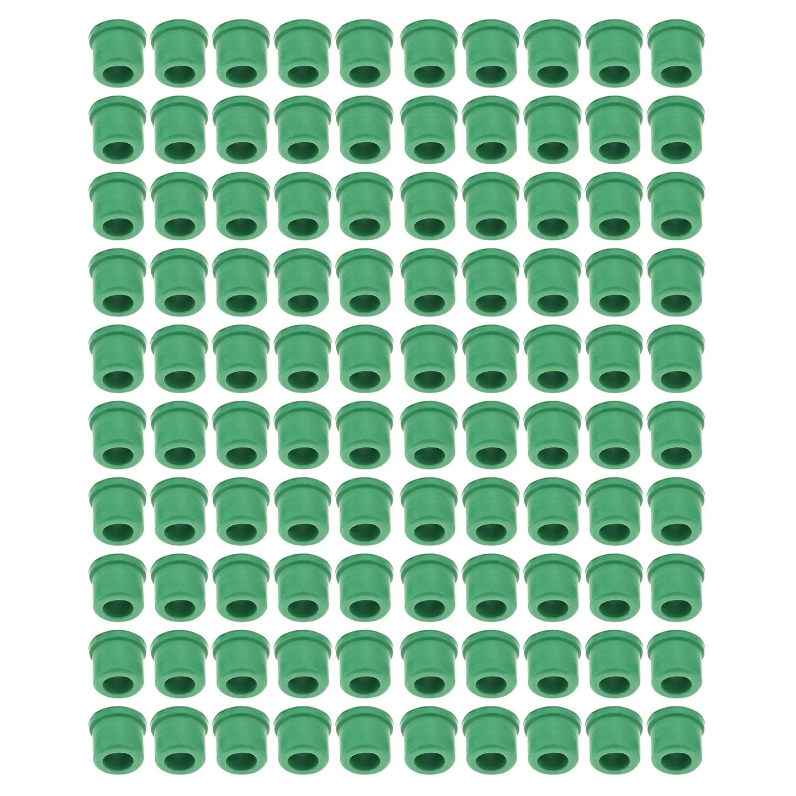100 Pz 1/4 "Accoppiatore Rapido Guarnizione Di Ricarica Verde Hvac Guarnizioni Per Tubi Flessibili Guarnizioni Guarnizione In Gomma Guarnizione Collettore Di Tenuta O-Ring Kit Di Riparazione