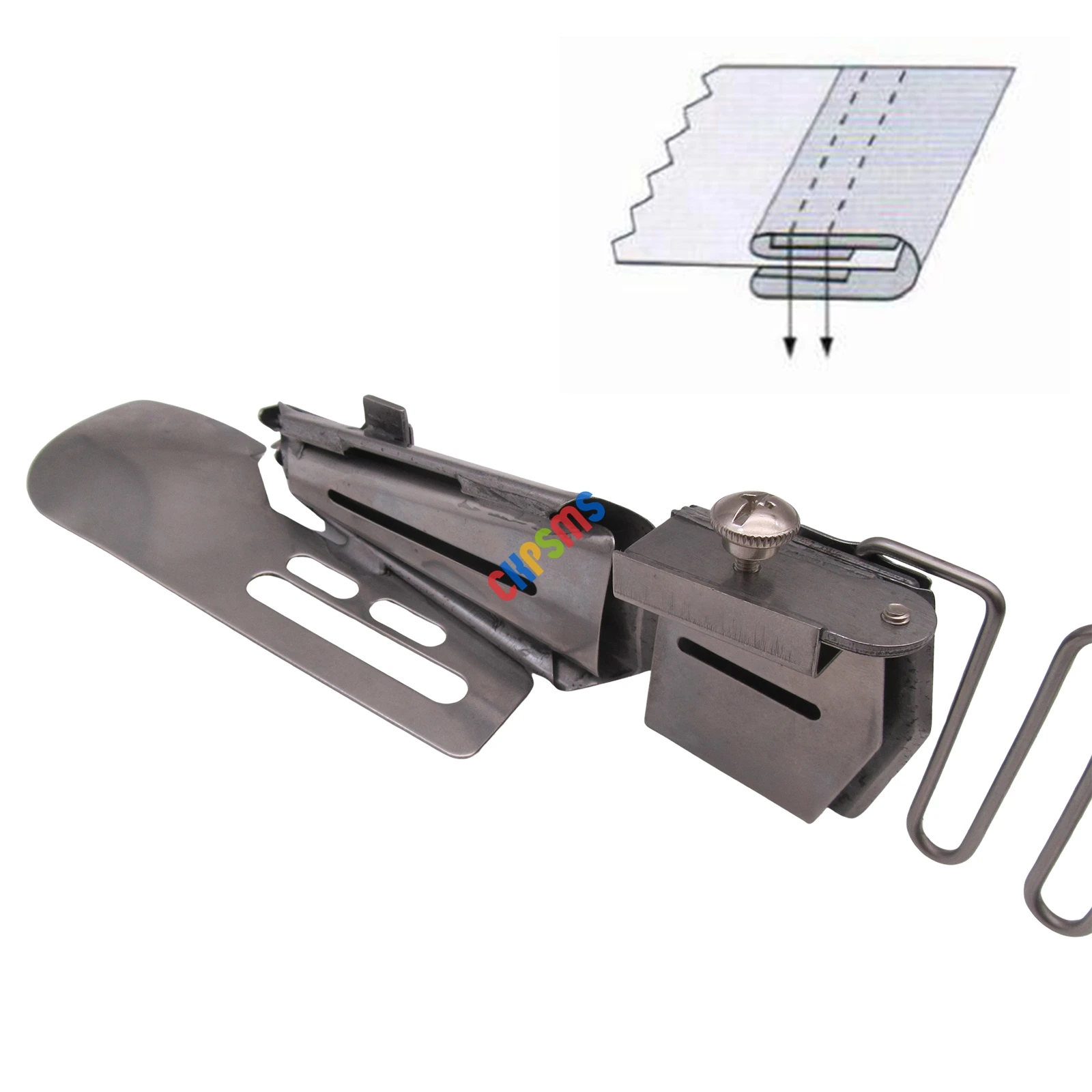 #KP-114 Inserted elastic right angle binder FOR Industrial Flatbed coverstitch sewing