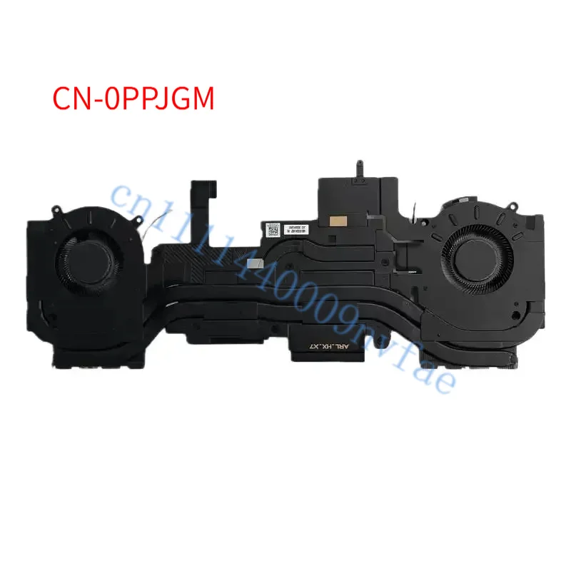 New Laptop CPU+GPU Radiator with fan set for Dell Alien cooling module heat sink 0PPJGM fan 0.8