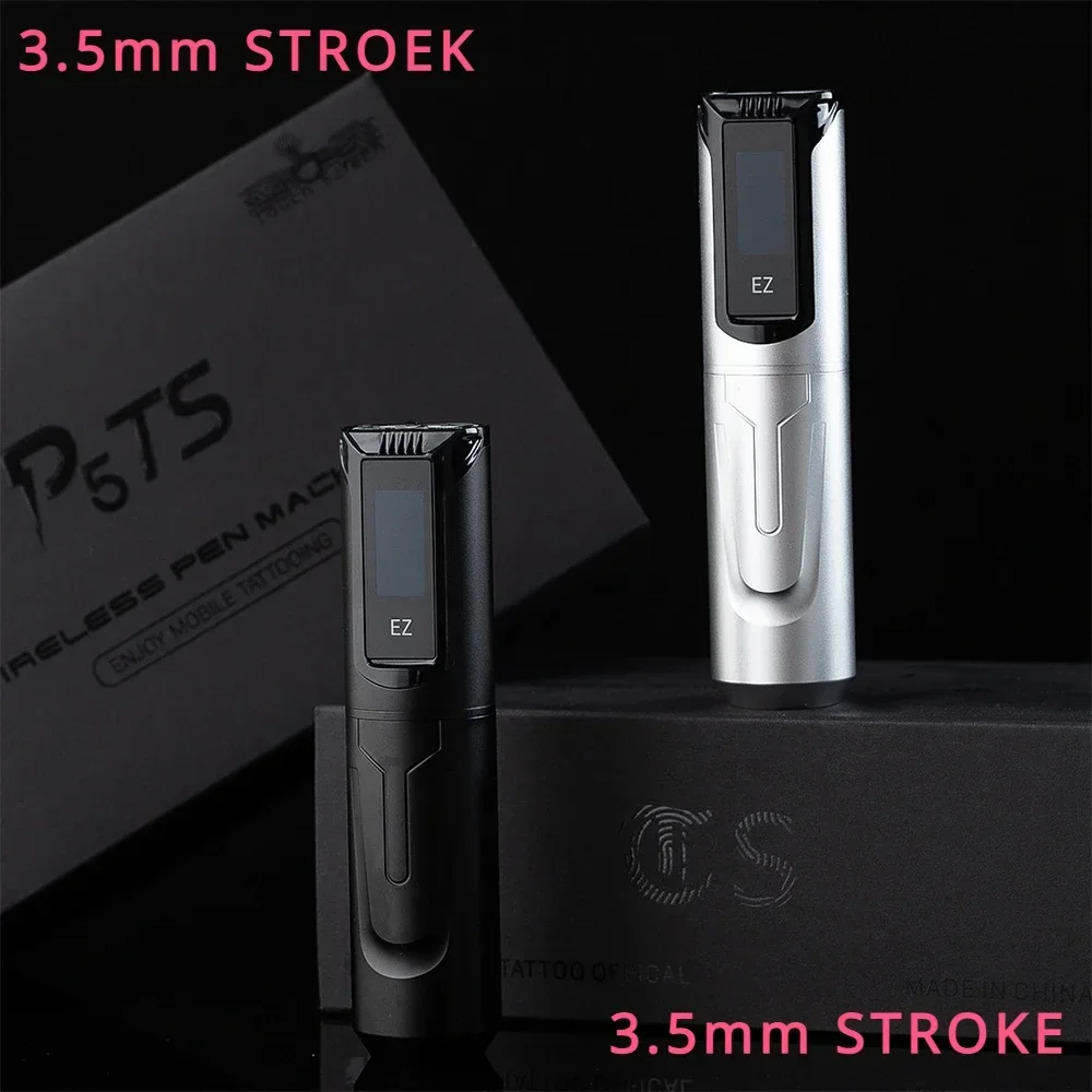 3.5mm-stroke EZ Tattoo Supplies P5 TS Bluetooth Wireless Digital Touch Screen Pen Machine Wireless Tattoo Pen Machine forTattoo