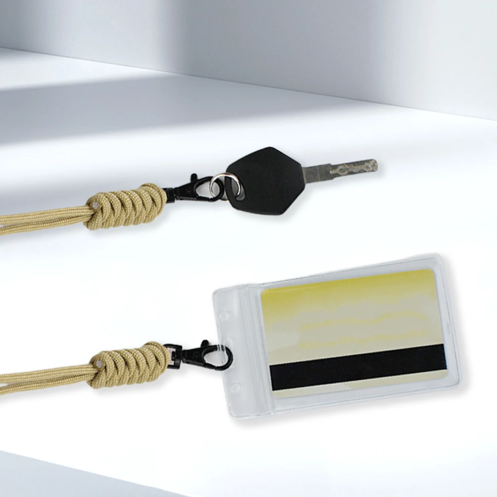 Outdoor Lighting Lanyard Reusable Multi-Function Camping Lanyard Wear Resist Hanging Anti-Lost Key Cord for Lights Key Headphone