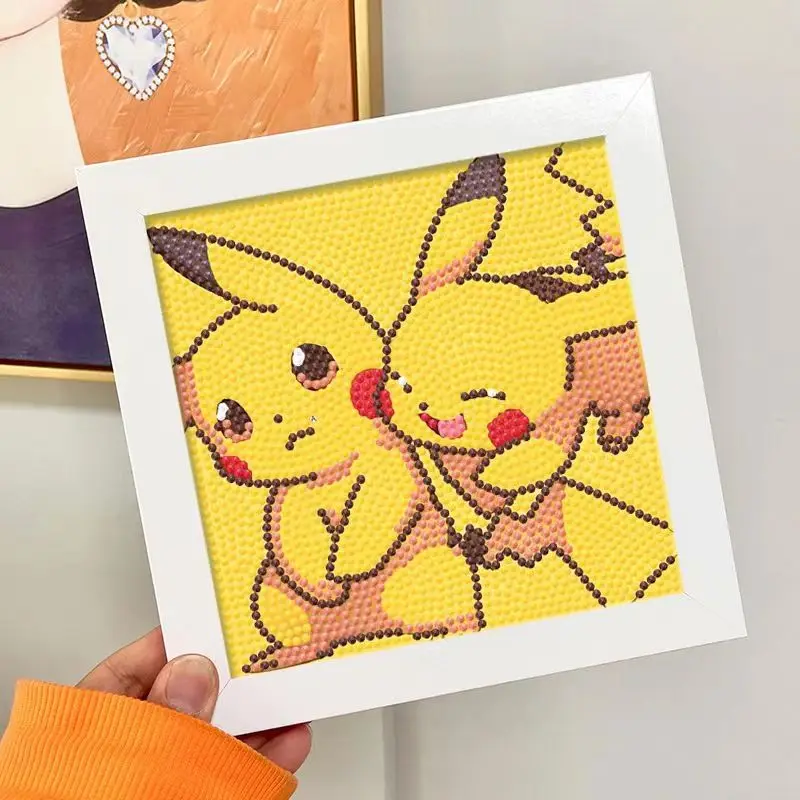 

Cute Pikachu Children Diamond Painting Diy Handmade Creative Diamond Painting Room Decoration Birthday Gift Decoration Painting