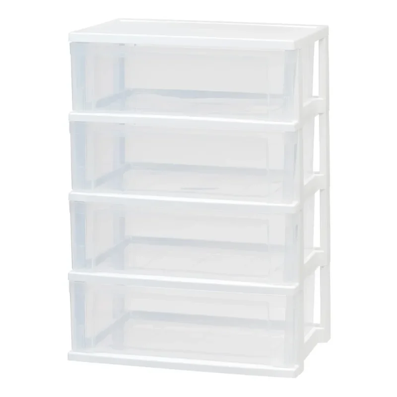 

Drawers Plastic Stacking Wide Chest,