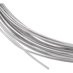 32.8ft 18 Gauge Square Aluminum Wire, Metal Craft Wire Aluminum Wire Bendable Metal Wire Metal Bead Line for Bonsai Trees Flower