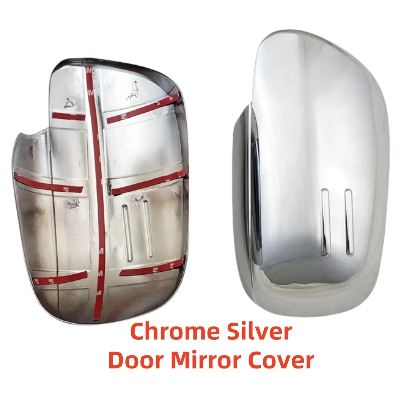 2Pcs Carbon Side Car Rearview Accessories Chrome Door Mirror Cover Trim Paste style For 2009 2010 Pontiac Vibe  Stickers view 5