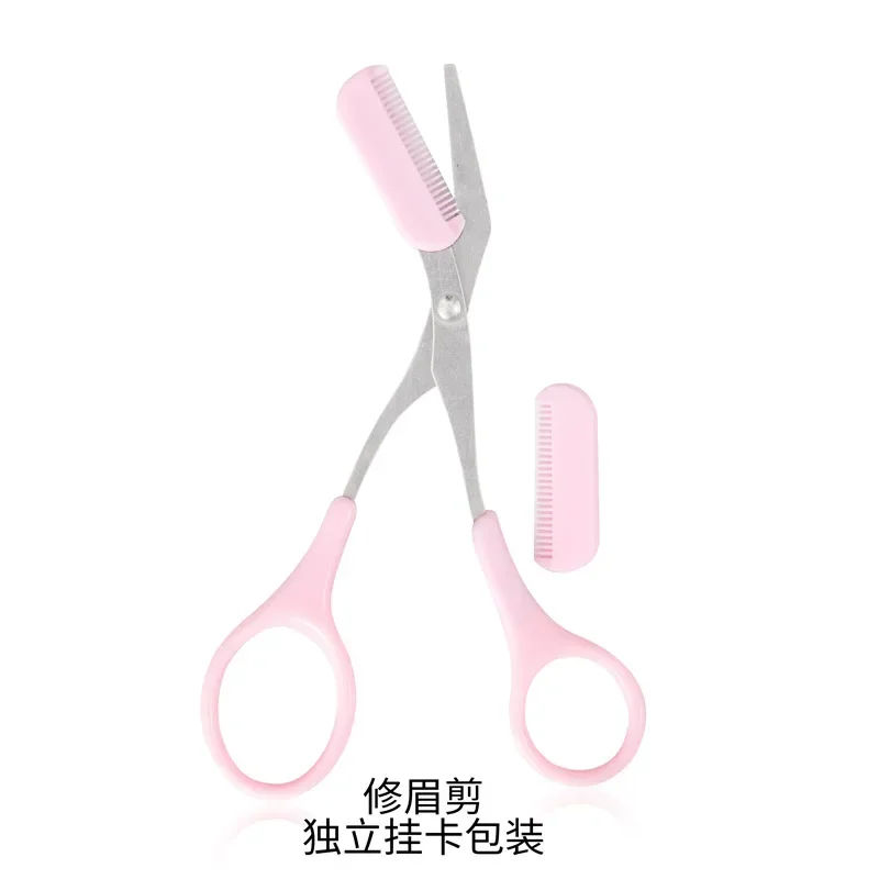 Eyebrow Clipper Scissors and Comb Facial Hair Removal Beauty Plastic Shaver Cosmetics Makeup Accessories Makeup Tools