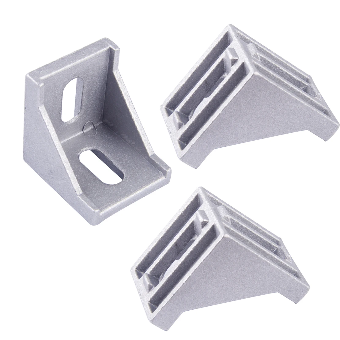 LETAOSK 5pcs Aluminum L Shape 90 Degree Right Brace Corner Joint Angle Bracket Fastener Gusset Extrusion Profile