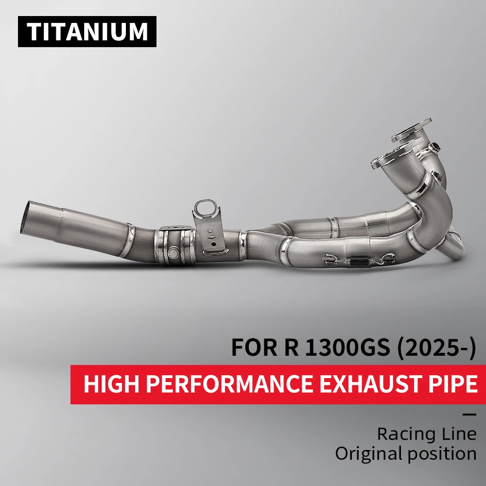 

For R1300GS R1300 GS Adventure Motorcycle Exhaust Manifold Titanium Head Pipe 60mm With Electric Controlled Valve