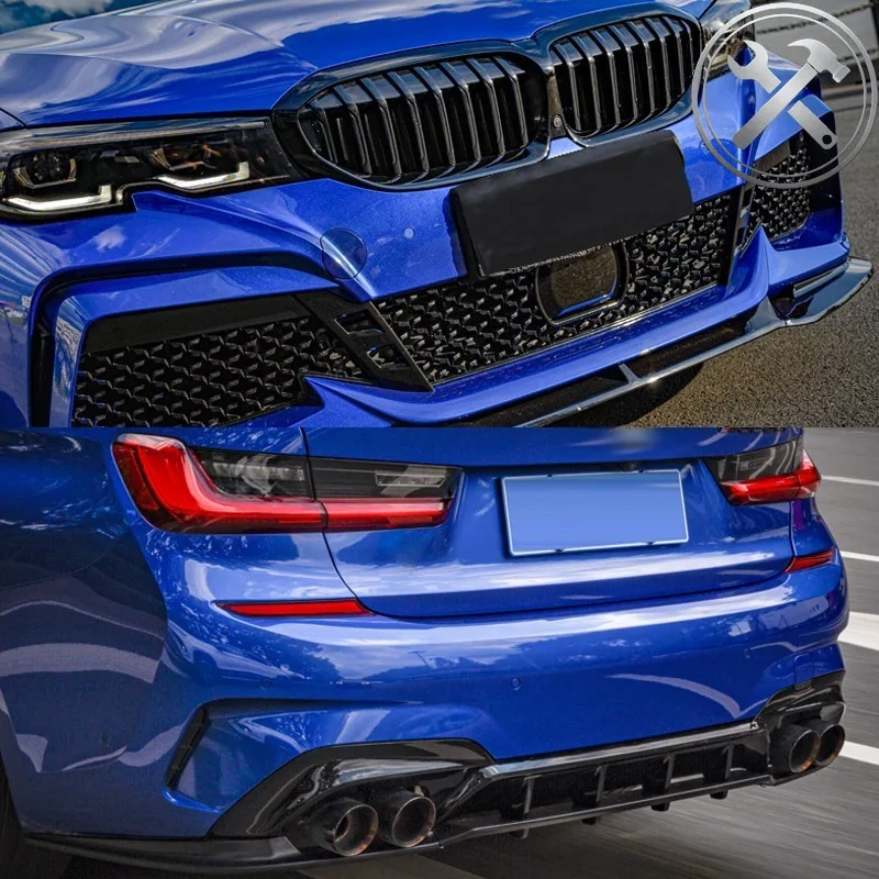 

3 Series G20 19-22 Facelift GS 380 Style Full Body Kit Early Model Upgrade Bumper Surround Exterior Mod Parts