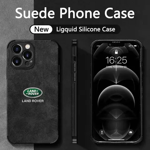 랜드 로버 스웨이드 자동차 용 iPhone 16 15 13 14 12 Pro Max Mini 8 XR XS 16 Plus 15Pro MAX 커버 쉘용 모든 항목을 포함하는 전화 케이스