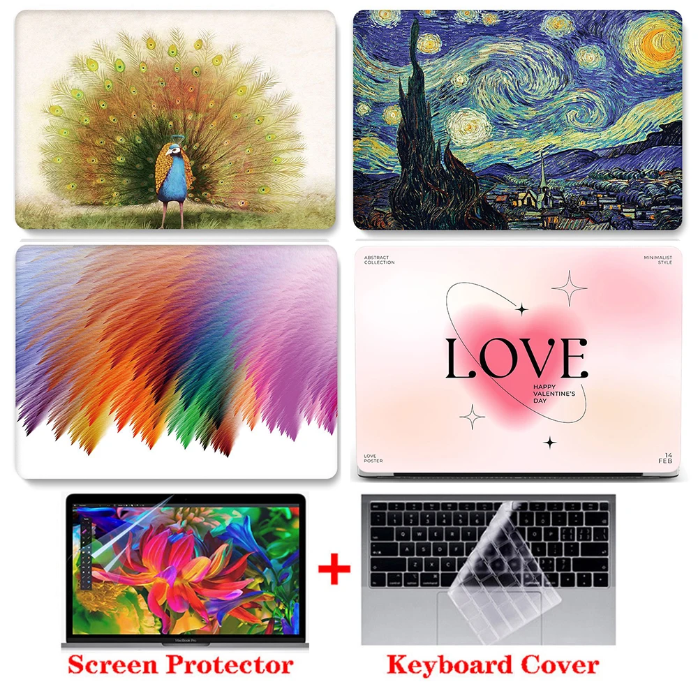 

Laptop Case for 13 15 inch Newest Apple MacBook Air M4 A3240 A3241 2025 Case Funda for MacBook Pro 13.3 14 16 M4 M3 M2 M1 Cases