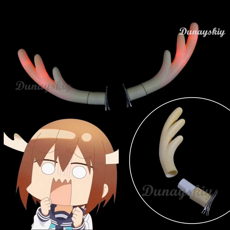 Anime Noko Shikanoko Nokonoko Koshitantan My Deer Friend Nokotan Dress Cosplay Girls Jk Uniform Outfit Wig Antlers Decor