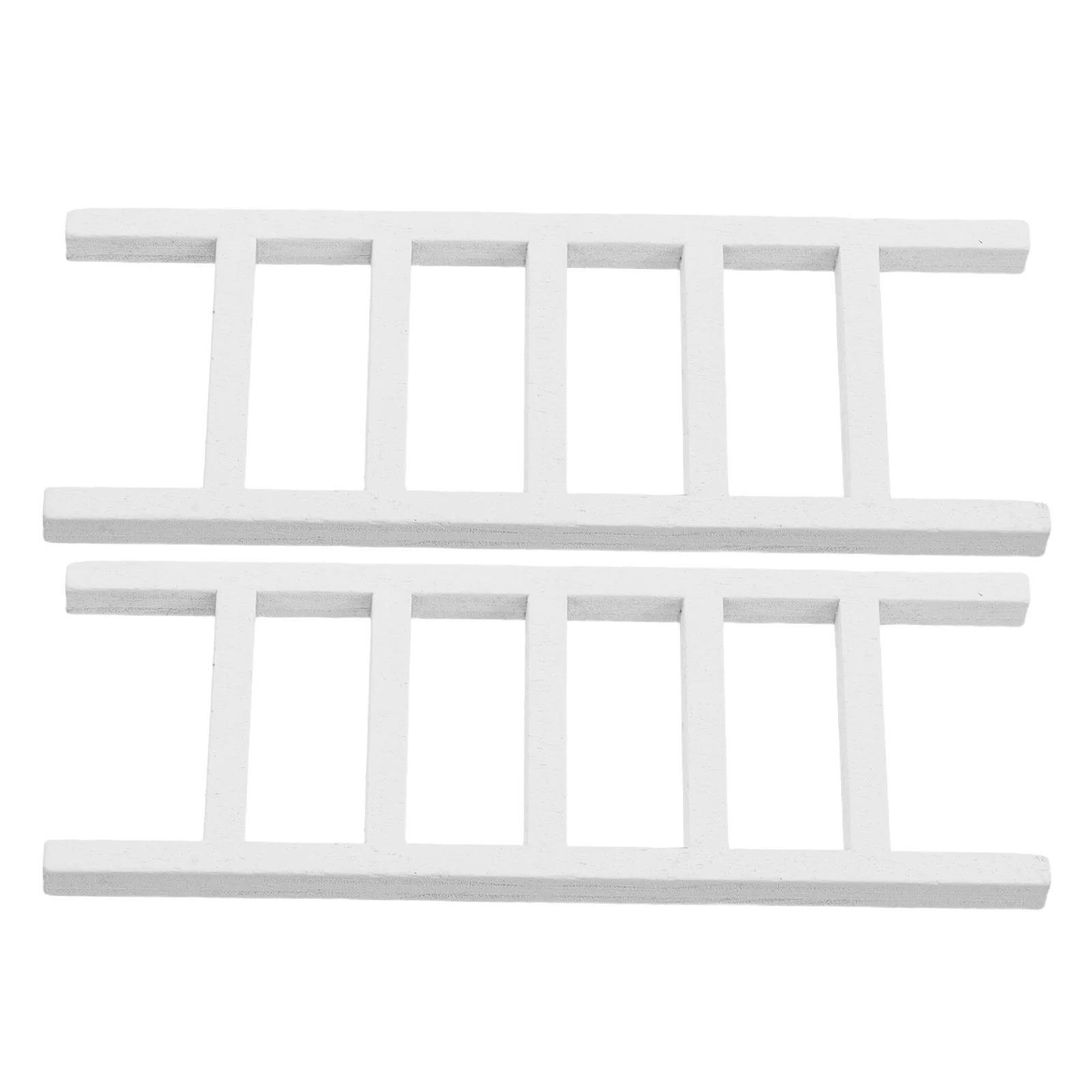 

2Pcs Mini Dollhouse Ladder Wooden Step Ladder 1:12 Scale Natural Design for Interior Scene Building Landscape Ornament