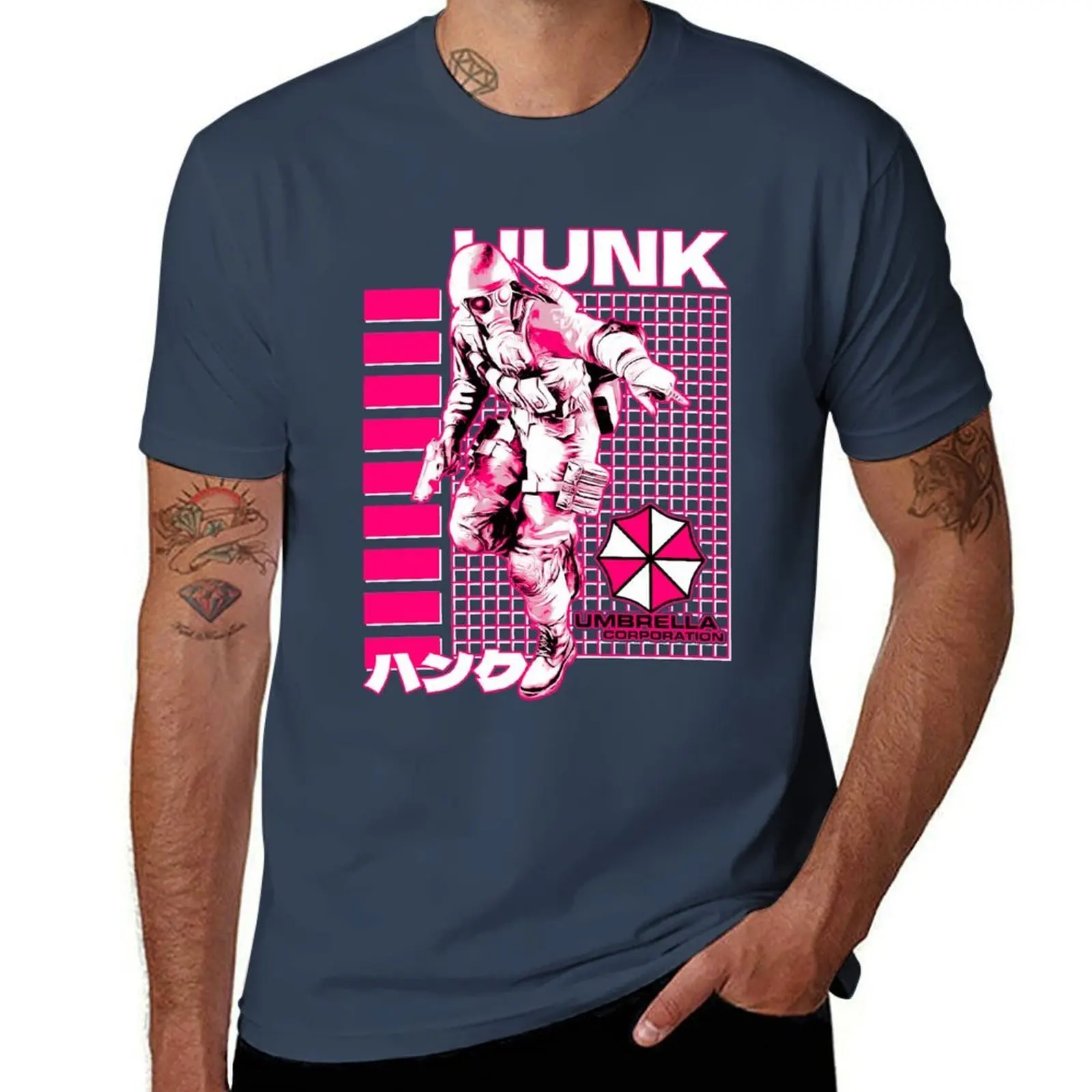 

Hunk T-Shirt Daily Casual Short Sleeve Tee Shirt