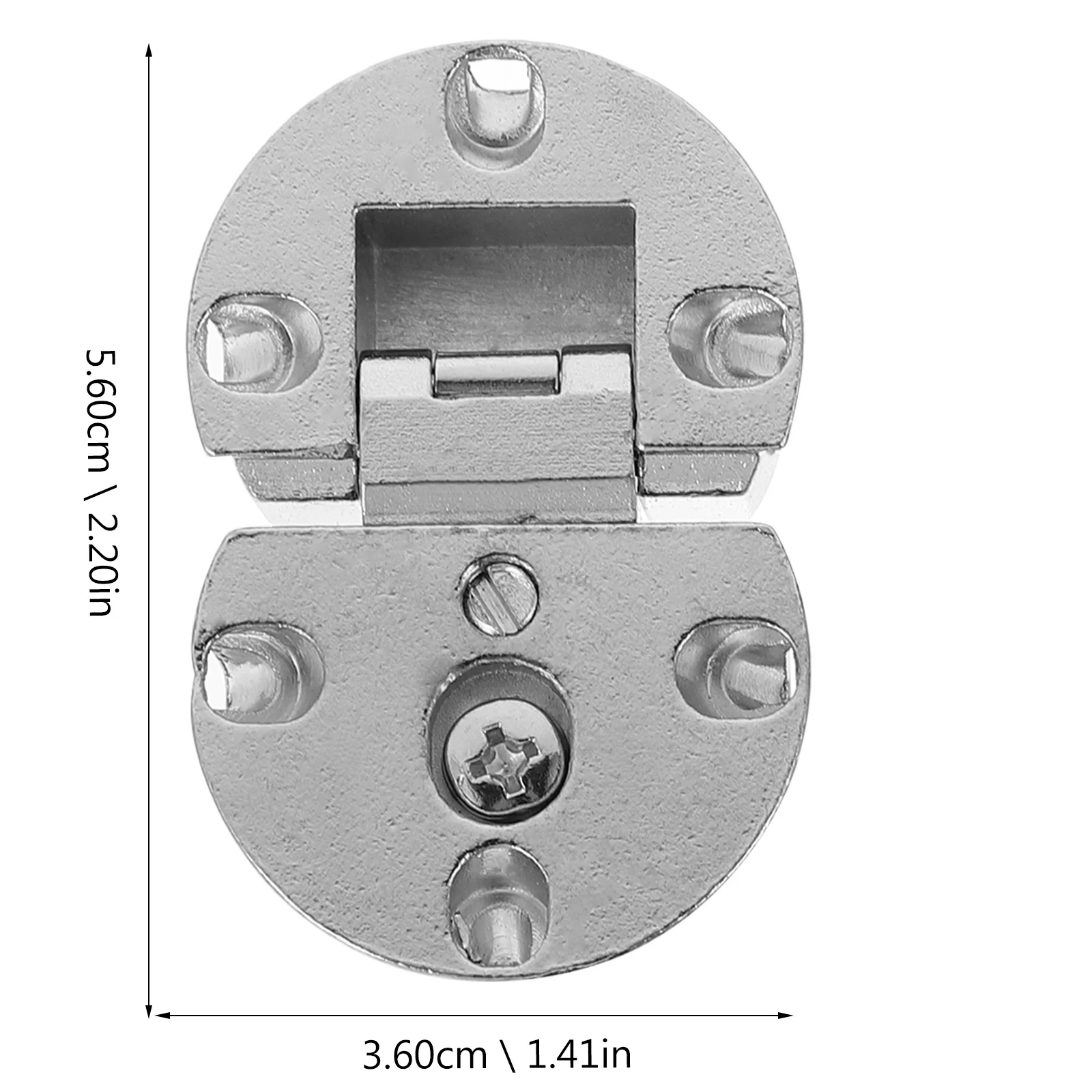 4 قطعة مفصلات الوجه الثقيلة سبائك الزنك 90 درجة دوران السلس بلا ضوضاء خزانة باب مفصلات الأثاث لصندوق خزانة الملابس #6
