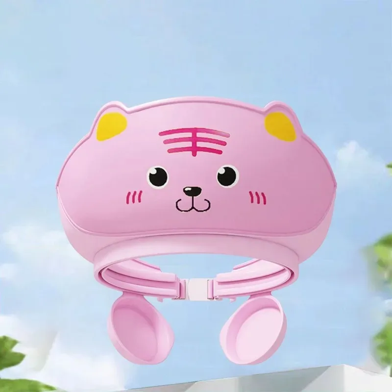 Cute Animal Shape Baby Shower Cap – Soft Adjustable Baby Shampoo Cap, Waterproof Eye Ear Protection, Children's Bath Cap For Kid