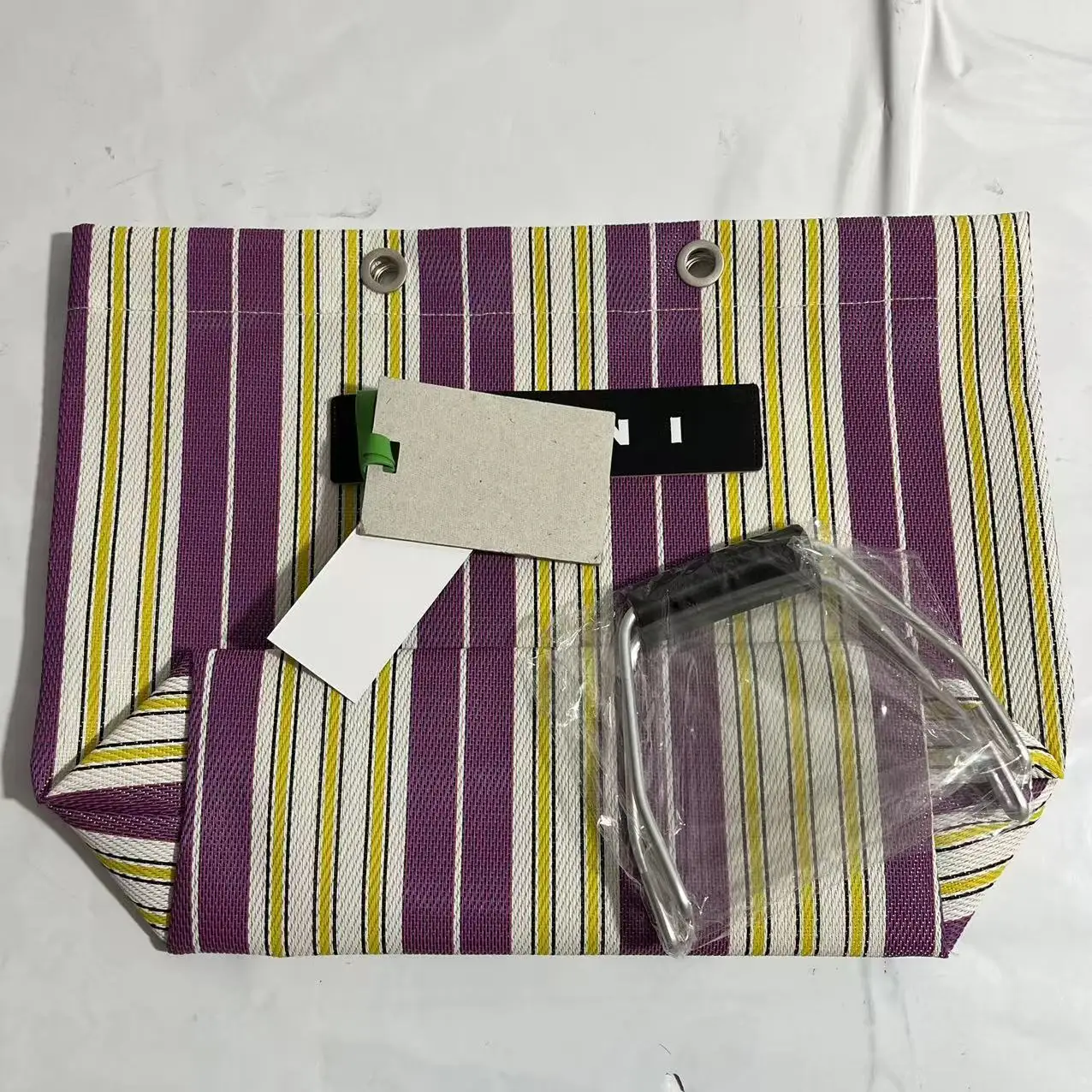 حقائب يد من الألومنيوم المنسوجة للرجال والنساء، وحقائب تسوق كاجوال، وحقائب حمل