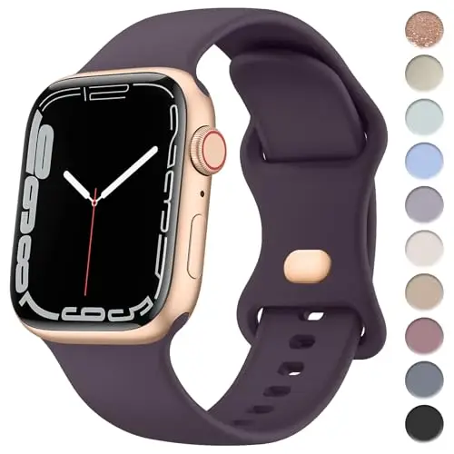 Silicone Strap For Apple Watch 8 7 6 5 4 3 SE Band For IWatch Ultra 49mm 45mm 44mm 42mm 41mm 40mm 38mm Watchband Bracelet Correa