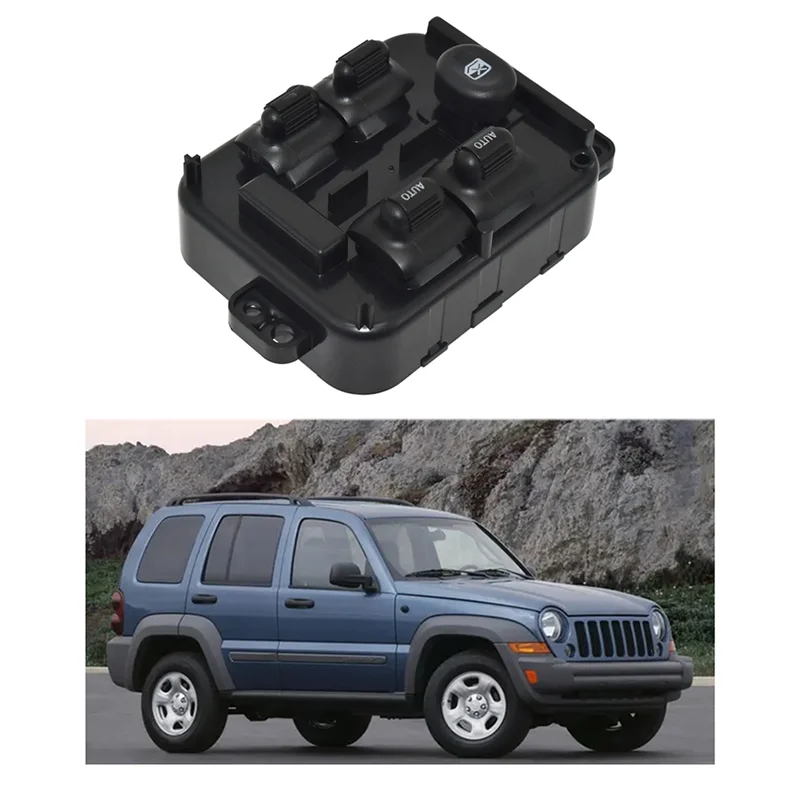 

Для Jeep Cherokee KJ MK3 для Jeep Liberty KJ MK1 2005-2007, совместимый переключатель стеклоподъемника 56010677AA, новый