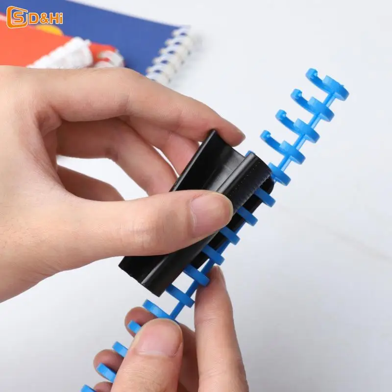 Plastic Loose Leaf Binder Ring Opener Closer For Binding Notebook Stationery 10mm