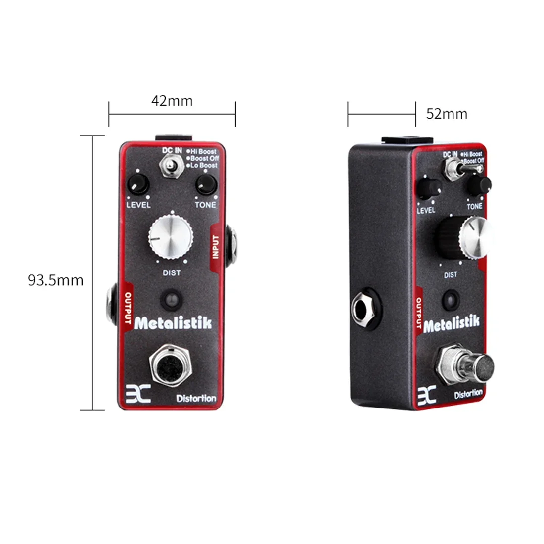ENO TC11 Metalistik Metal Distortion Electric Guitar Effect Pedal 3 Working Modes Lo Boost/Boost Off/Hi Boost Effects Pedal