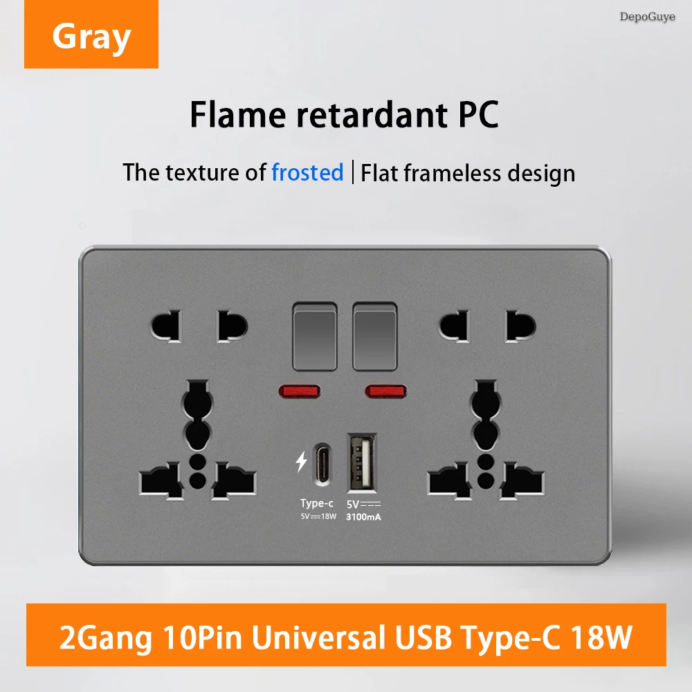 Variant: 2Gang 10Pin AC 18W G